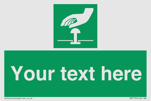 Custom Safe condition: Emergency stop button